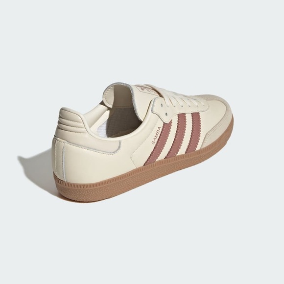 adidas SAMBA OG W SHOES Sz 8 Cream White / Wonder White / Warm Clay - Picture 3 of 13